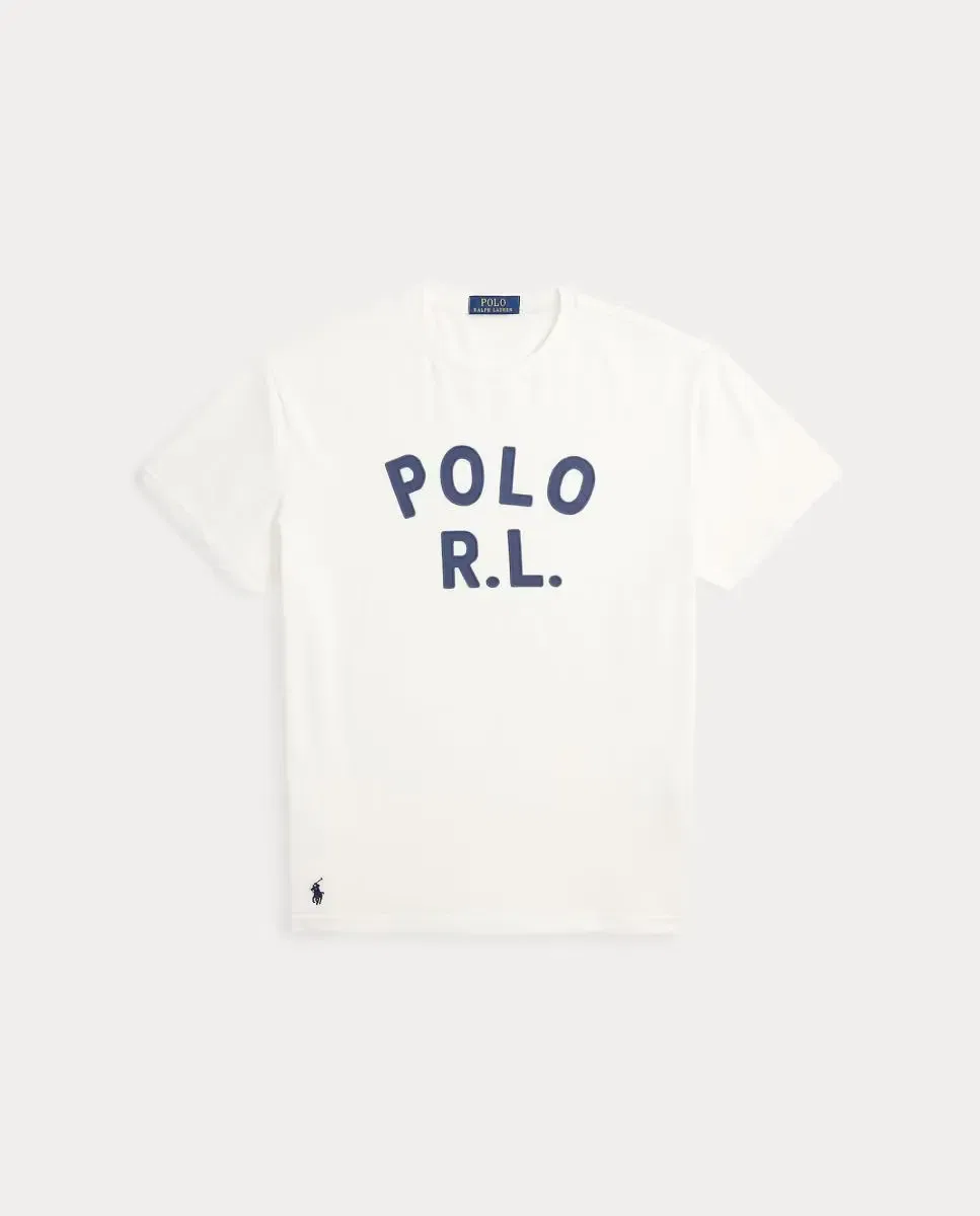 Мужская футболка хлопковая Polo Ralph Lauren, Blanco — фото 4