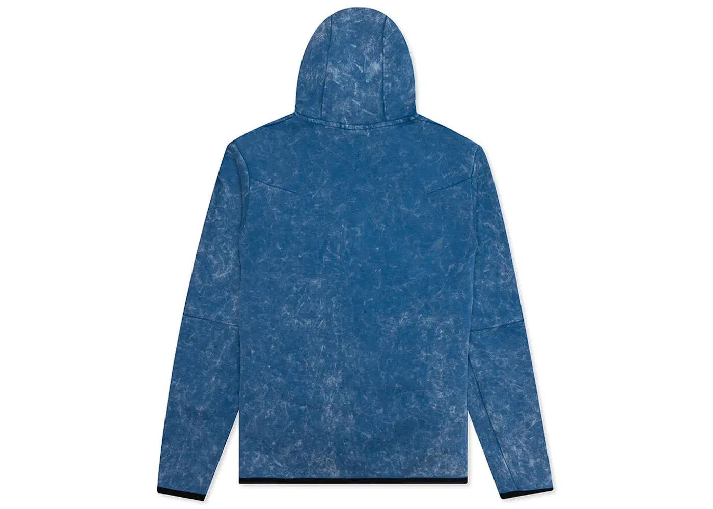 Мужская худи с застежкой-молнией Nike Sportswear Tech Fleece Full-Zip Hoodie, Dark Marina Blue/Black — фото 2