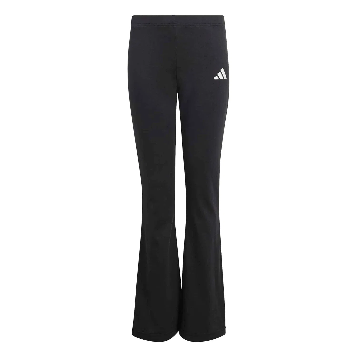 Детские леггинсы для девочек с расклешенным низом Adidas Sport Jg Sl Fla Leg, Schwarz
