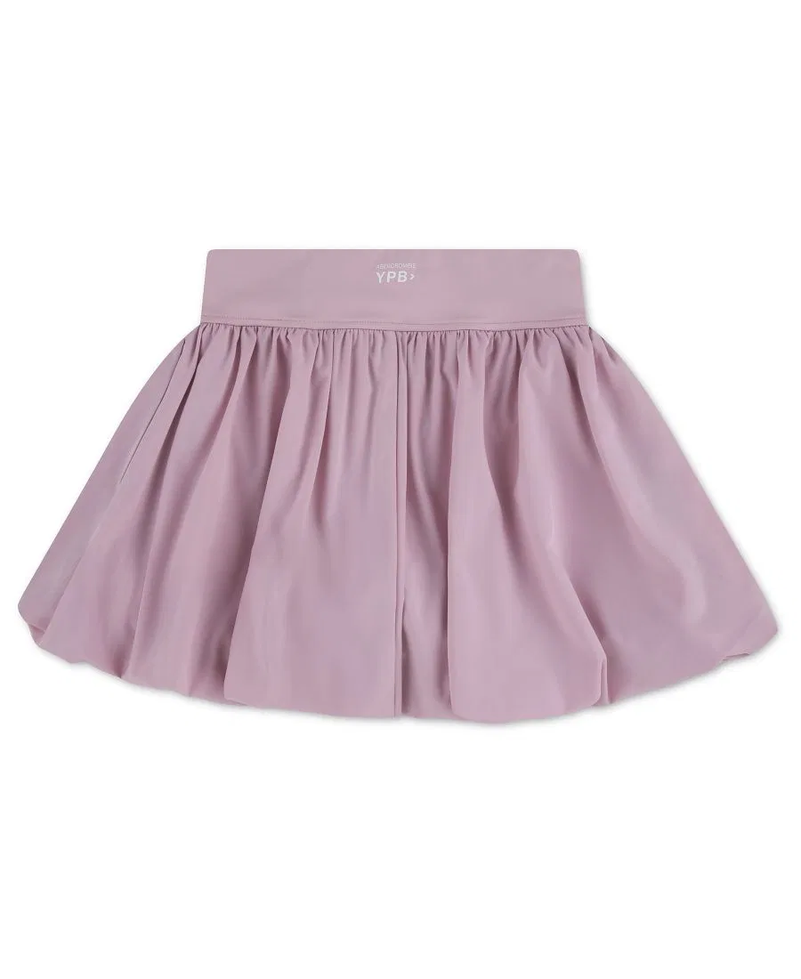 Юбка-шорты с мягким стрейч-клешем, YPB abercrombie kids, Pink Nectar — фото 2
