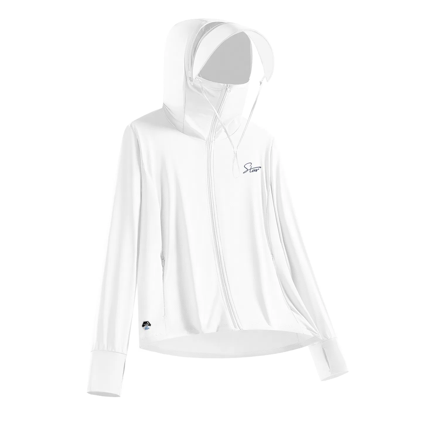 Детская одежда для защиты от солнца Sparkling Star Chest Logo MINISO, White