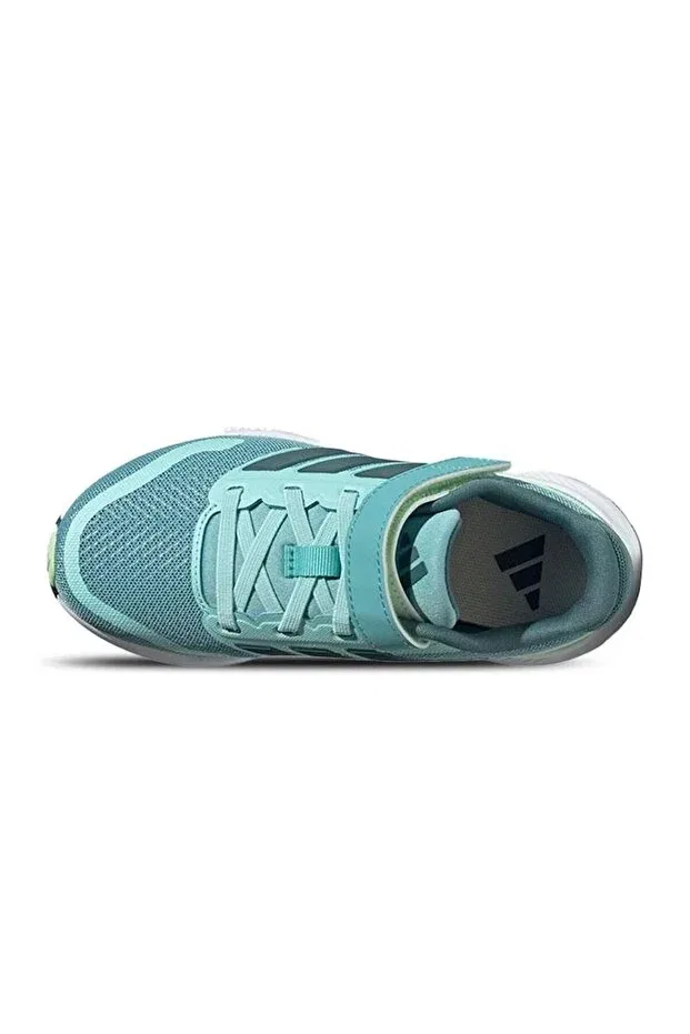 Детские кроссовки для девочек беговые Runfalcon 5 Adidas, Mint Tone-Preloved Teal — фото 2