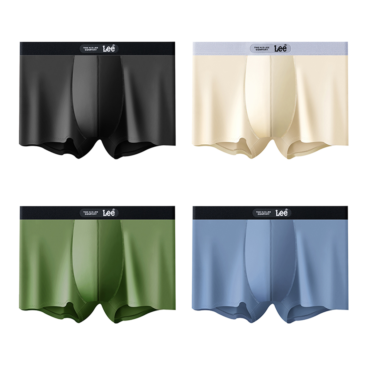 

Трусы мужские 4 штуки подарочный набор Lee, темно-синий