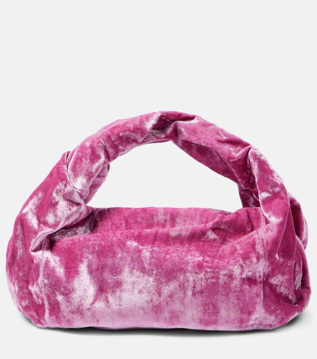 

Сумка через плечо Twist Small из бархата Dries Van Noten, розовый