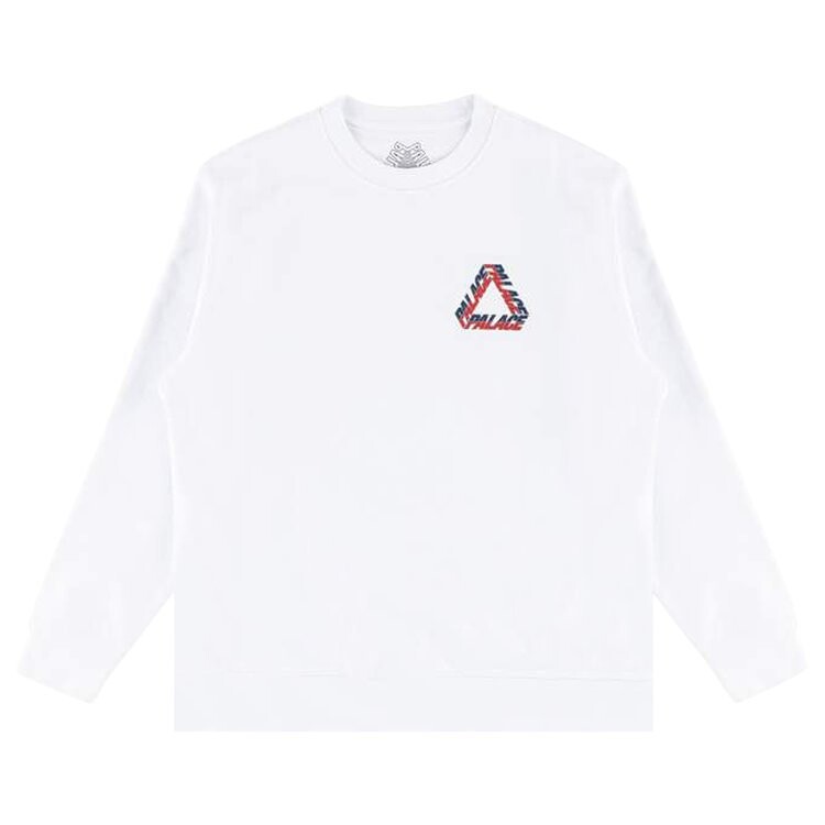 

Толстовка Palace Split P3 Crew 'White', белый