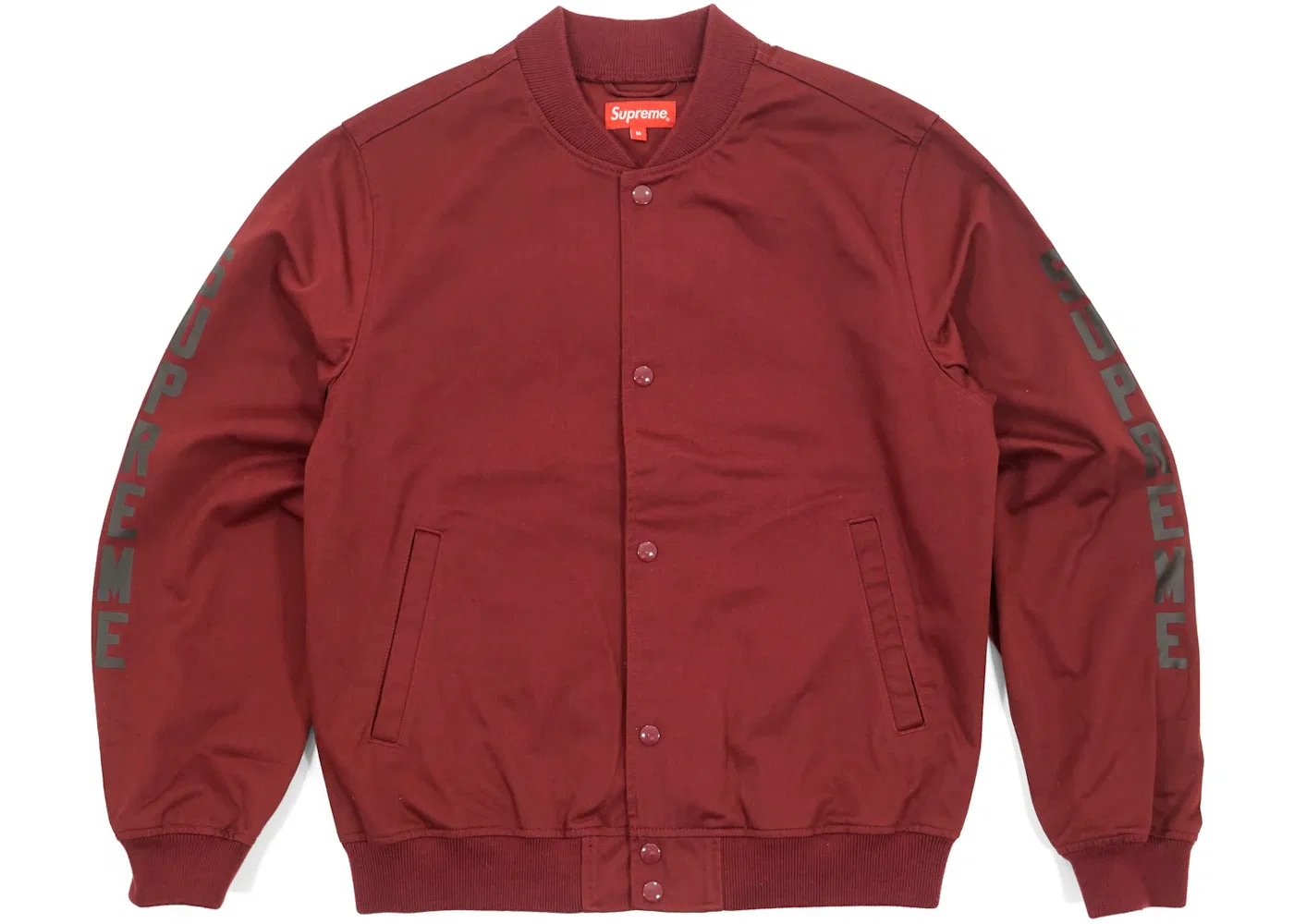 Мужская куртка-бомбер Supreme Antihero Jacket, Burgundy