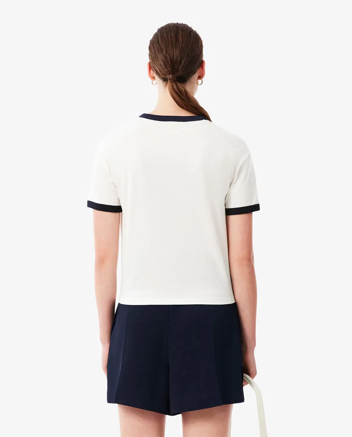 Футболка Lacoste Azul Marino с длинным рукавом, базовый крой, темно-синий — фото 2