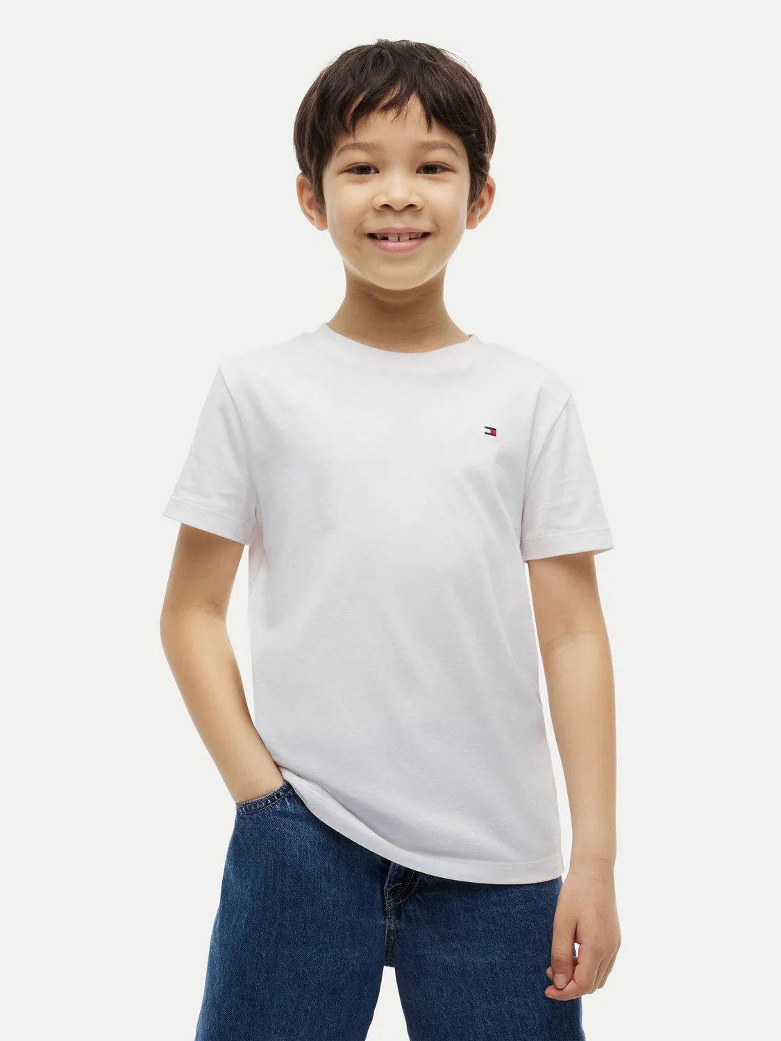 Футболка стандартного кроя для мальчика Team Graphic Tommy Hilfiger, белый