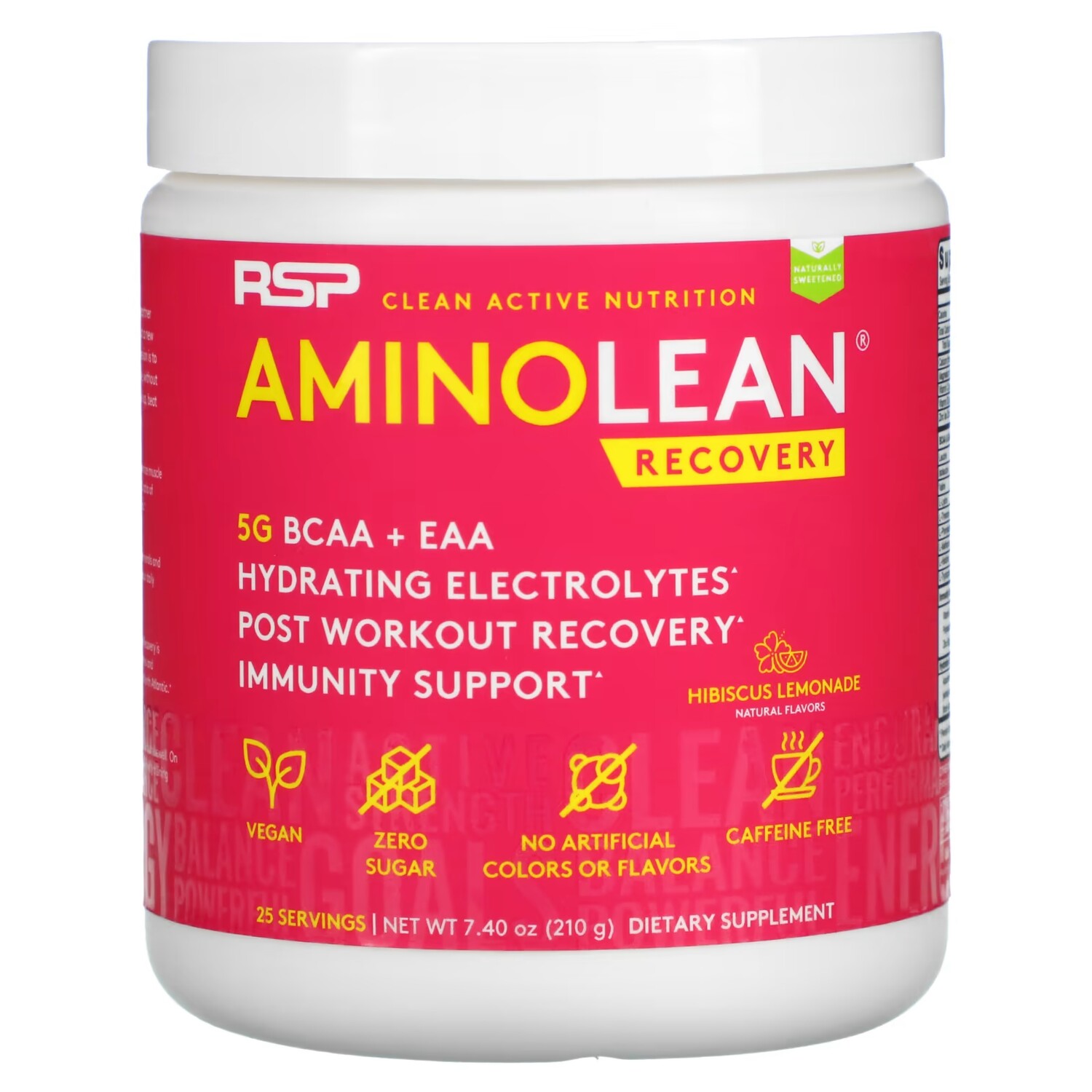 

Добавка RSP Nutrition AminoLean Recovery, лимонад из гибискуса, 210 г