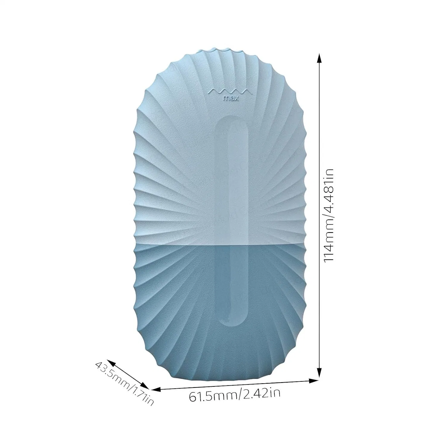 Массажер для лица Ice Roller, Generisch, Shell pattern - blue — фото 4