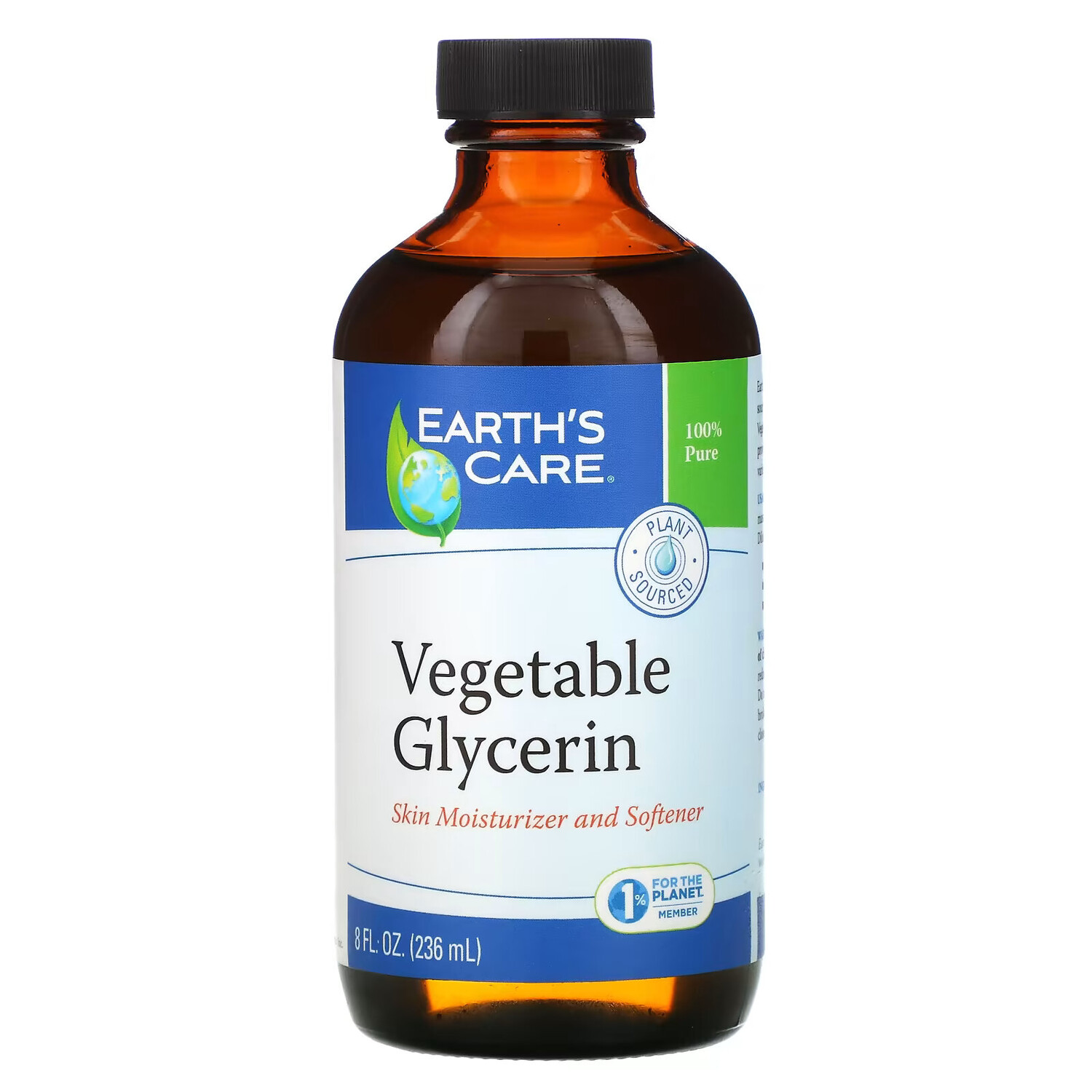 

Earth's Care, глицерин из овощей, 8 жидких унций (236 мл)