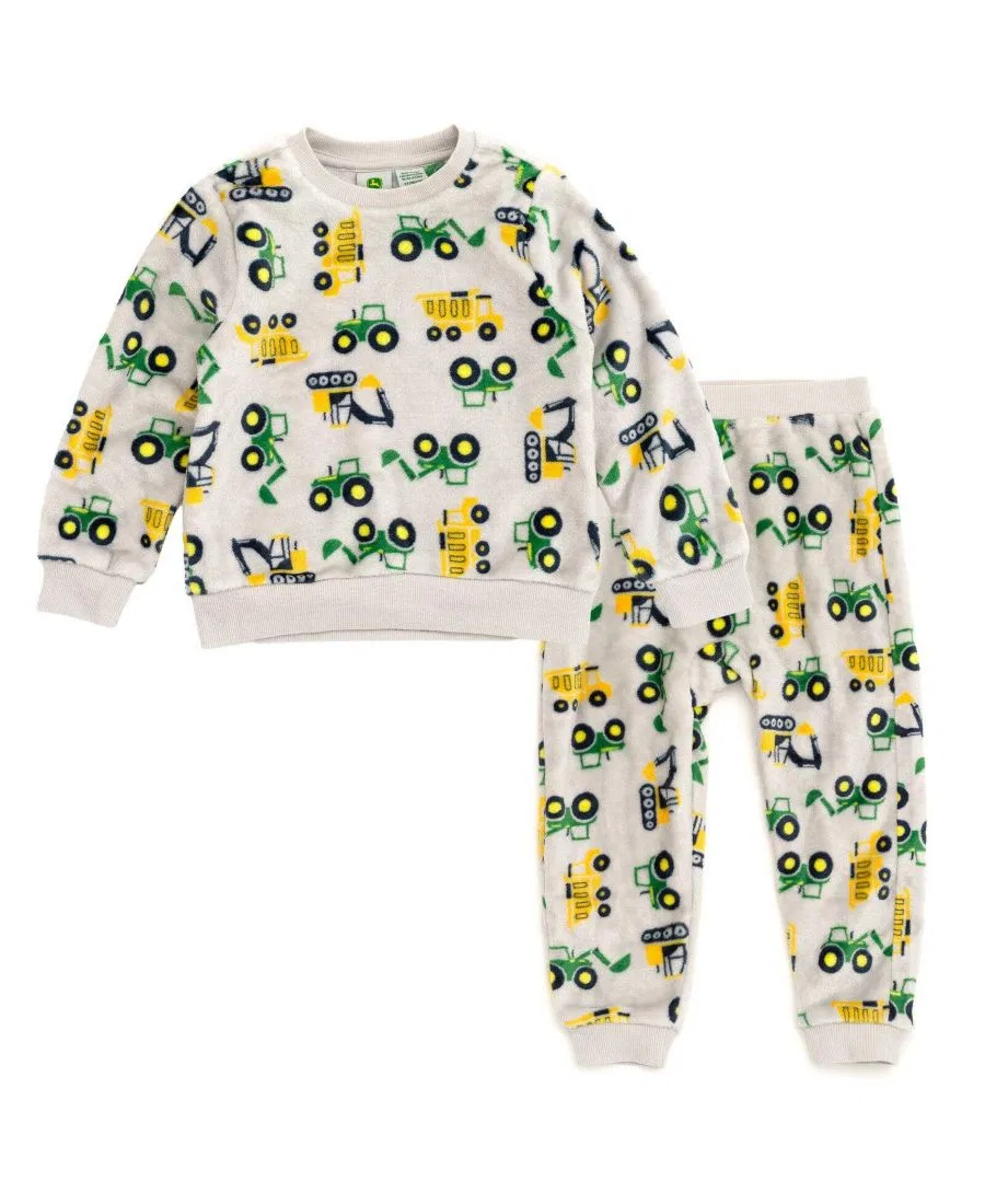 Комплект из свитшота и спортивных брюк John Deere, Gray Tractors