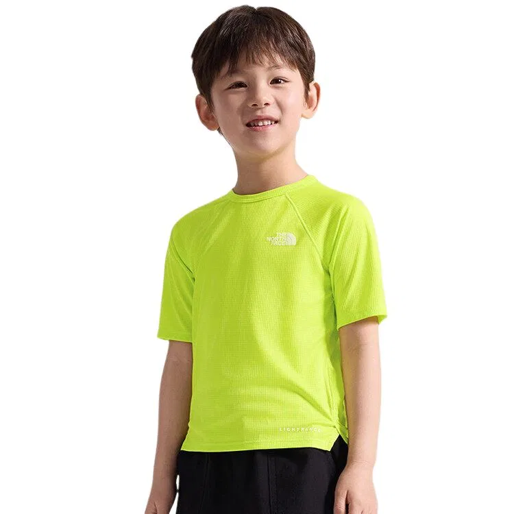 Детская футболка быстросохнущая Sunriser, THE NORTH FACE, Neon Yellow