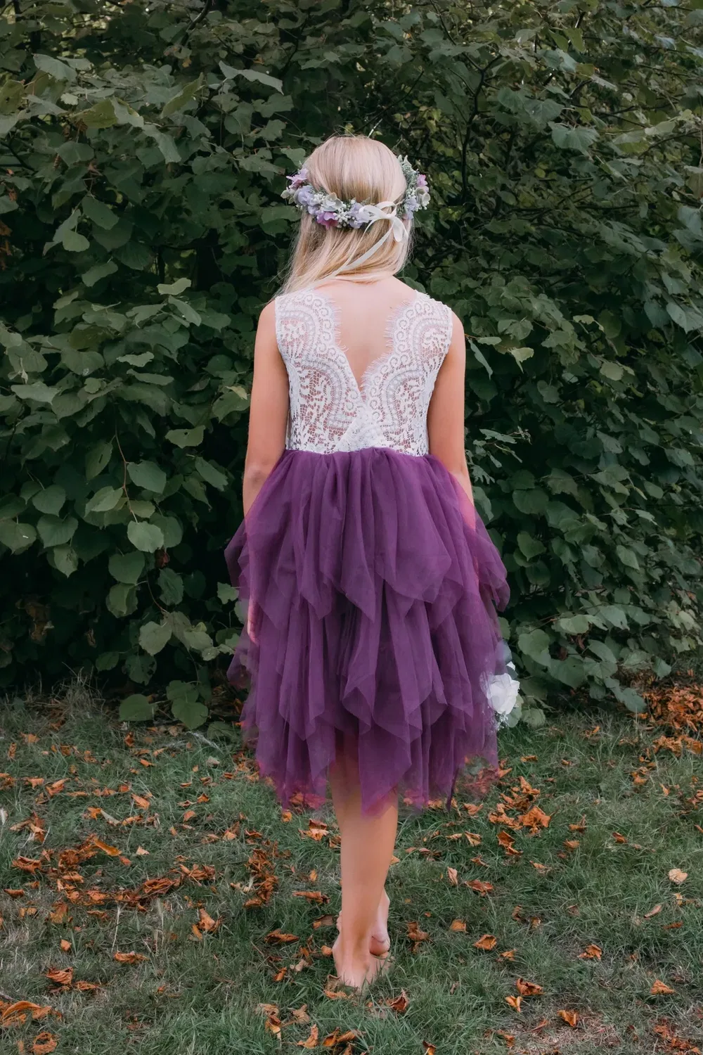 Платье-пачка Boho Dreams Uk Flower Girl Boutique, Purple — фото 3