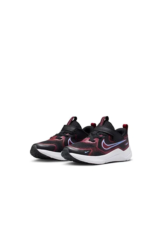 Детские кроссовки для бега для девочек Cosmic runner ps Nike, Black Aluminum Team Red — фото 4