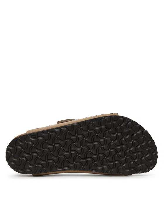 Шлепанцы Arizona Rivet Birkenstock, бежевый — фото 4