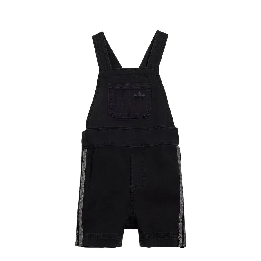 Комбинезон ADIDAS ORIGINALS Regular из черного денима