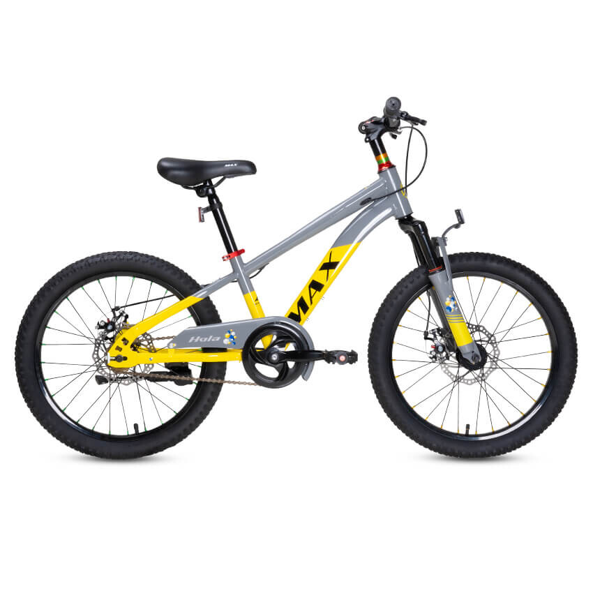 

Велосипед детский MAX BIKE Hola 20", черный/желтый