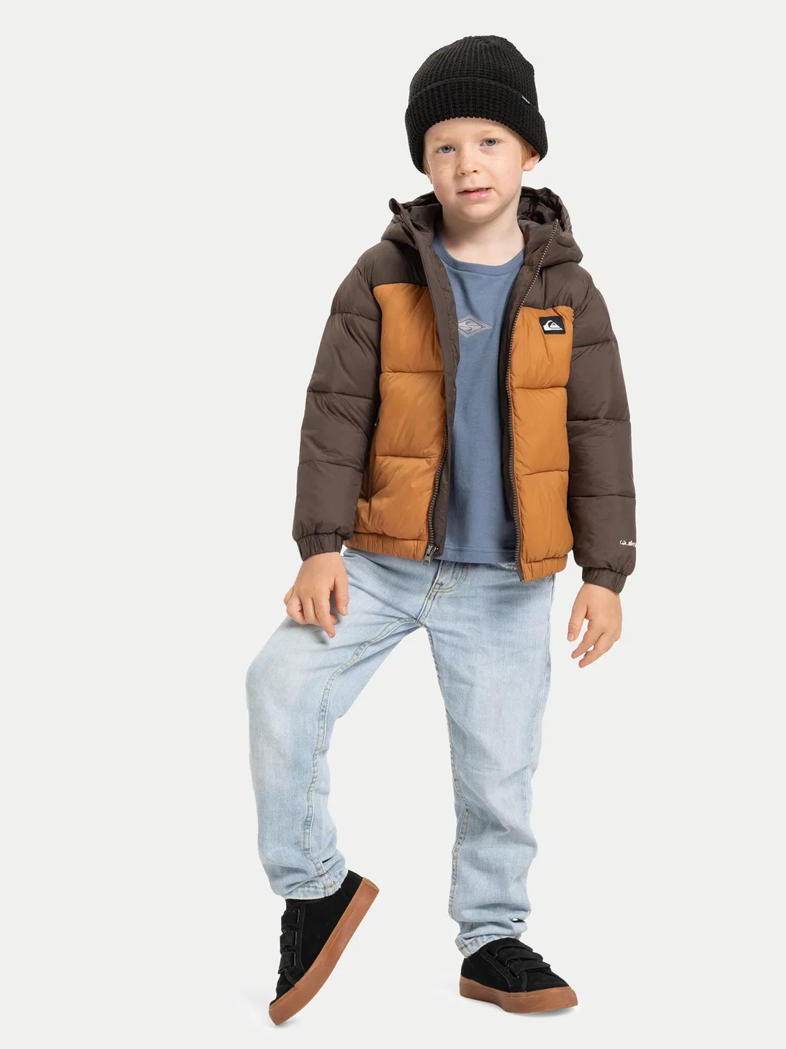 Зимняя куртка стандартного кроя для мальчика Cold Days Quiksilver, оранжевый — фото 2