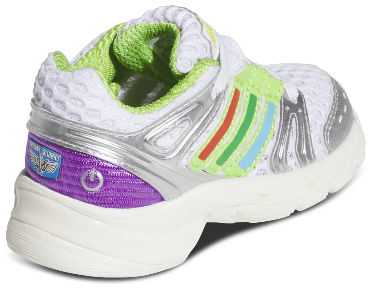 Кроссовки для мальчиков Originals Control 5 Adidas, цвет Silver Mtlc/Solar Slime/Ftwr White — фото 3