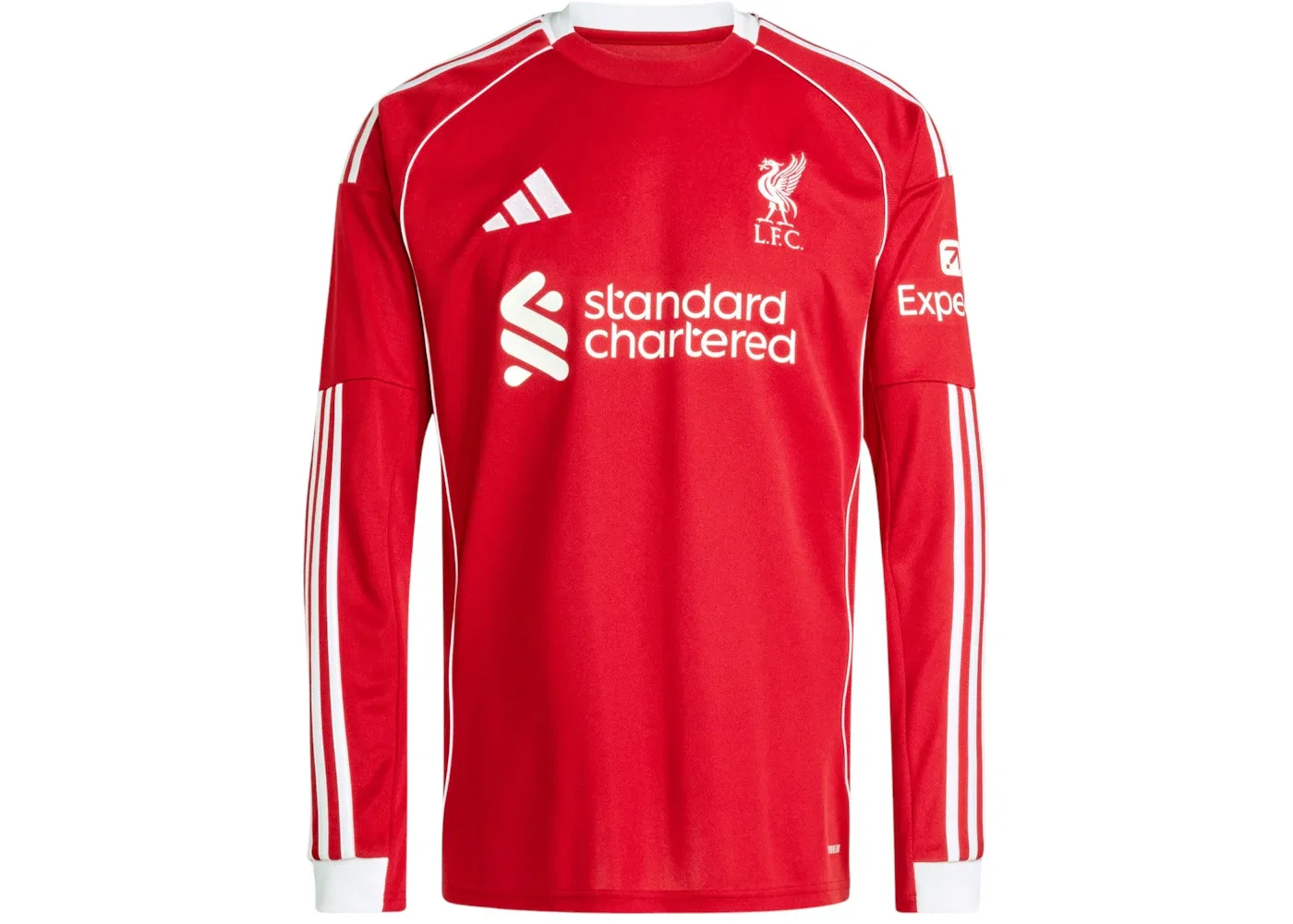 Мужская футболка с длинным рукавом Liverpool FC 25/26 Home Jersey Adidas, цвет Strawberry Red/Soccr-Lvp-42u