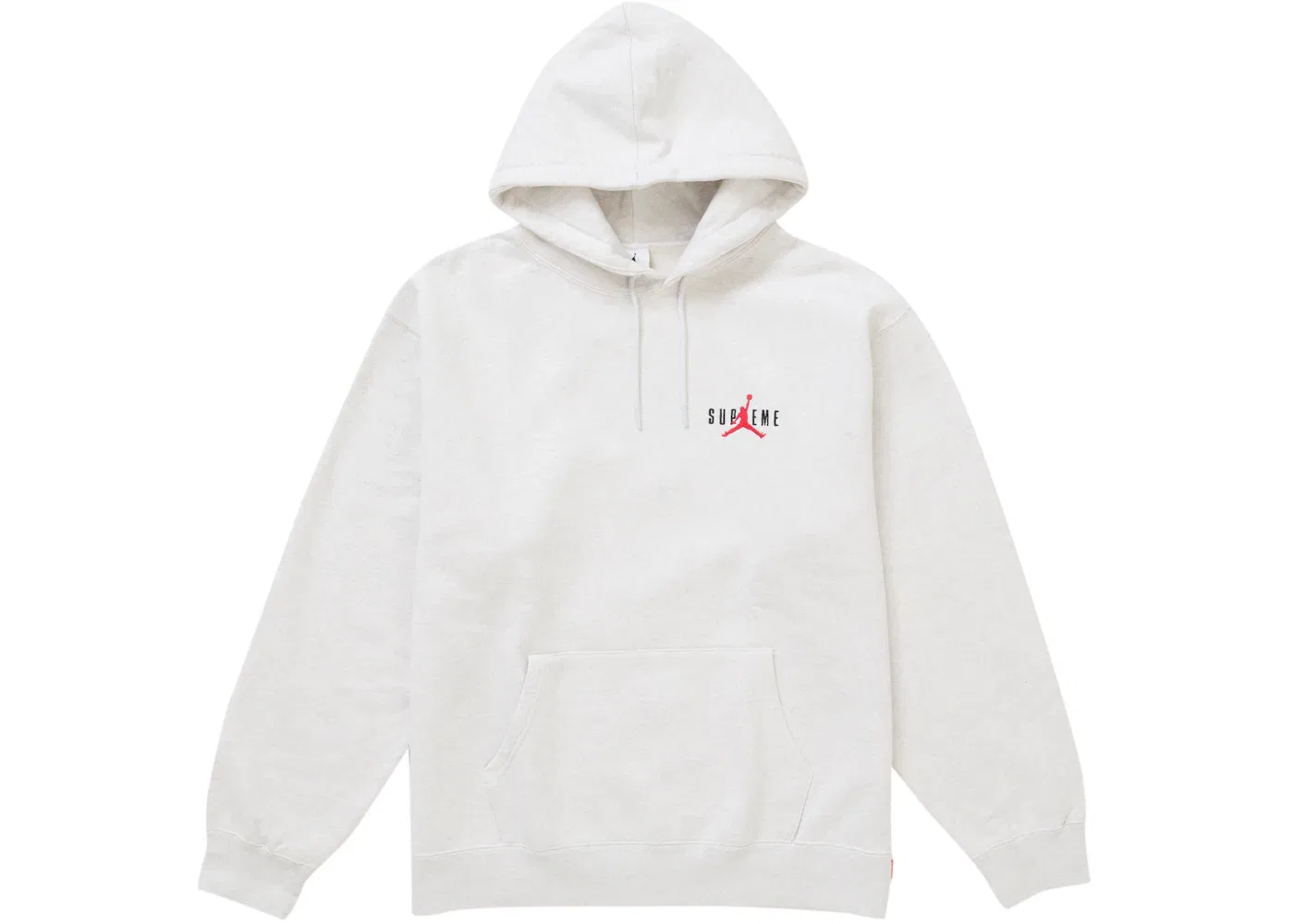 Мужская худи Supreme Jordan Hooded Sweatshirt (FW24) Supreme, Ash Grey — фото 2