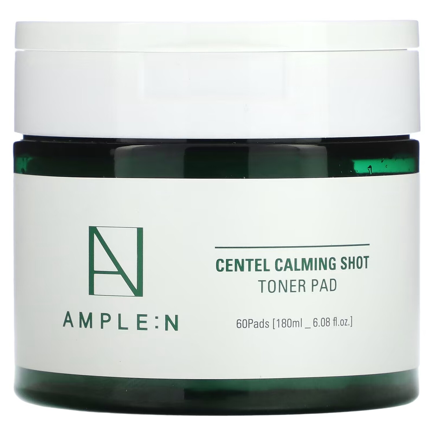 

AMPLE:N Centel Calming Shot Toner Pad, 60 подушечек, 6,08 жидких унций (180 мл)