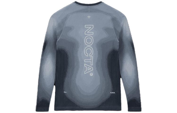 Спортивный топ Nike x NOCTA Drake FW23 NRG Knit Long Sleeve Top 'Cobalt Bliss' DV3653-479, синий — фото 2