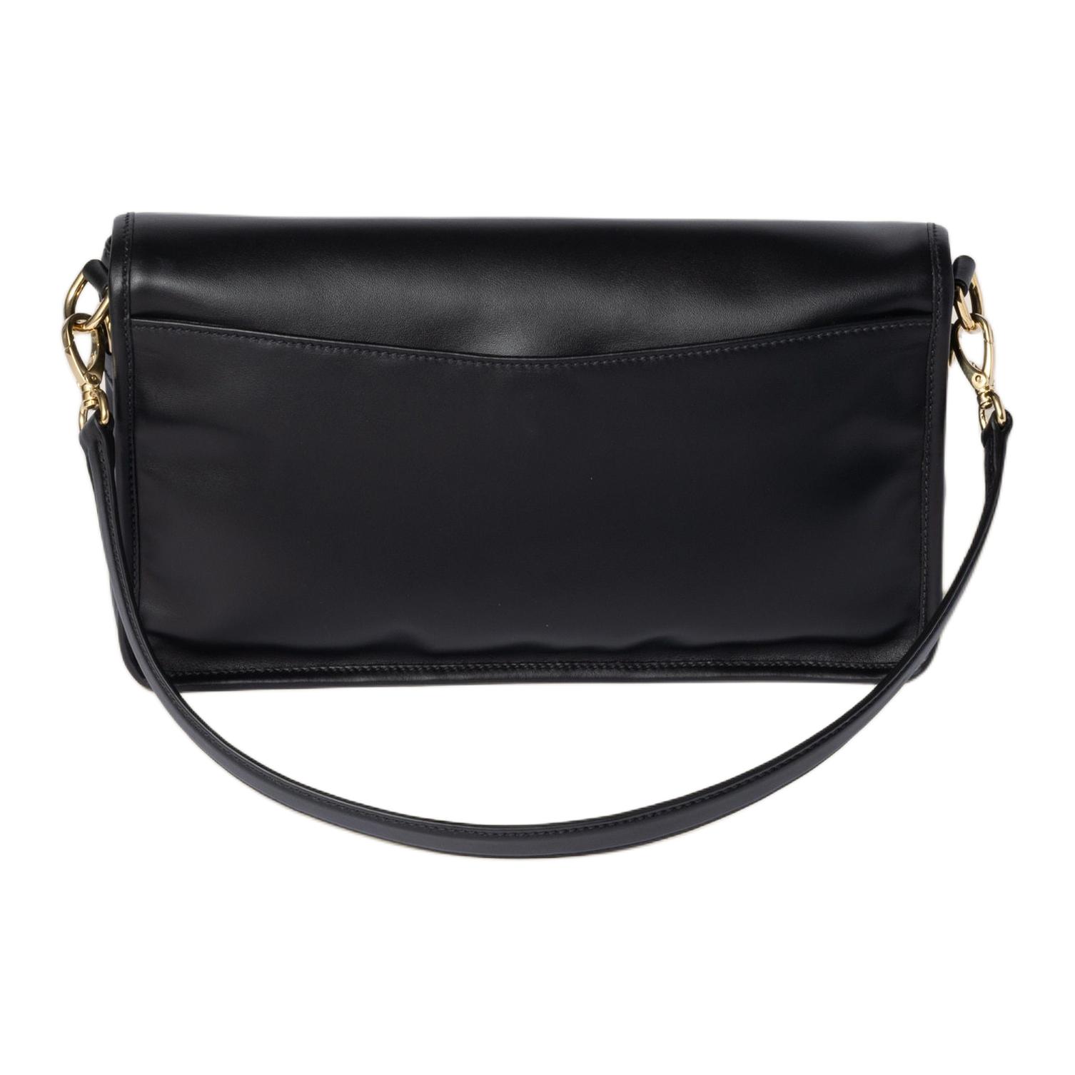 MIU MIU Сумка кроссбоди, женская сумка через плечо penny calfskin black — фото 3