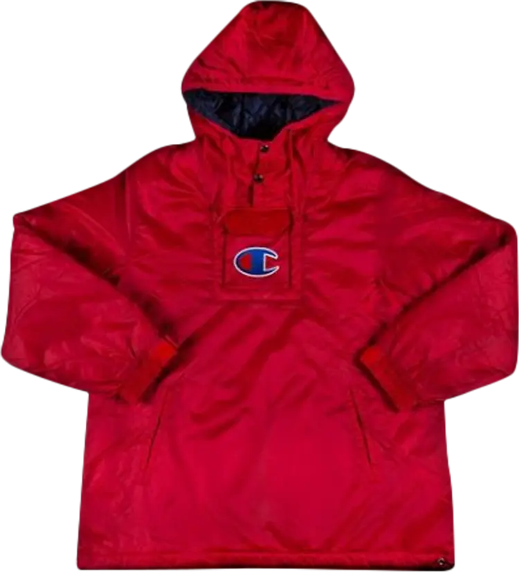 

Пуловер Supreme x Champion Pullover Parka 'Red', красный