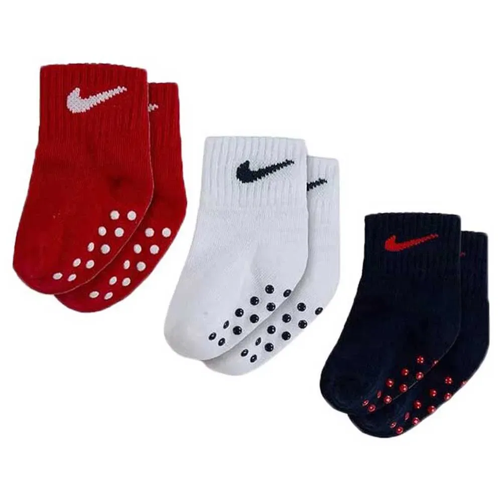 Носки Nike Core Swoosh Gripper 3 пары, мультиколор