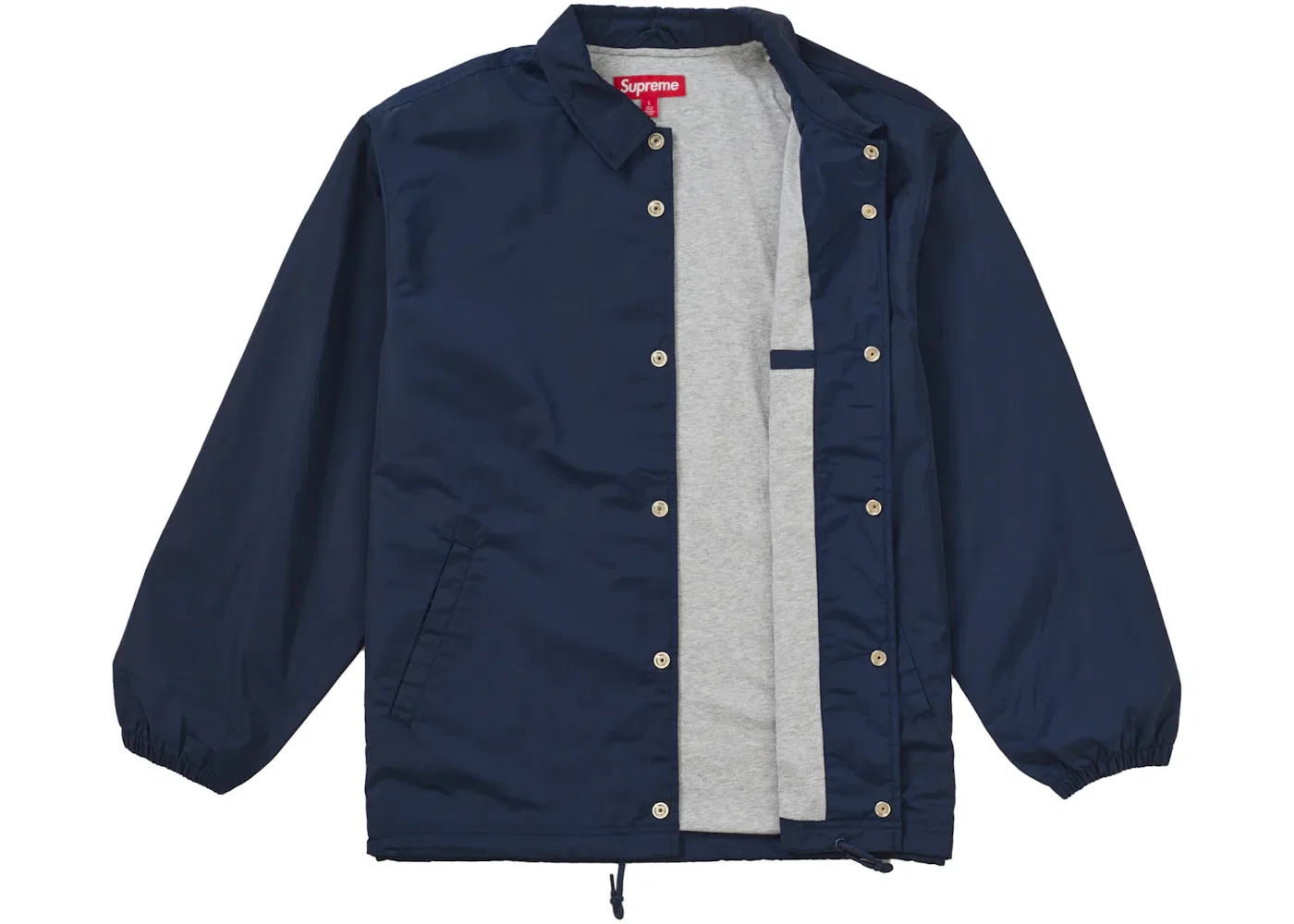 Мужская ветровка Supreme Crest Coaches Jacket Navy — фото 3