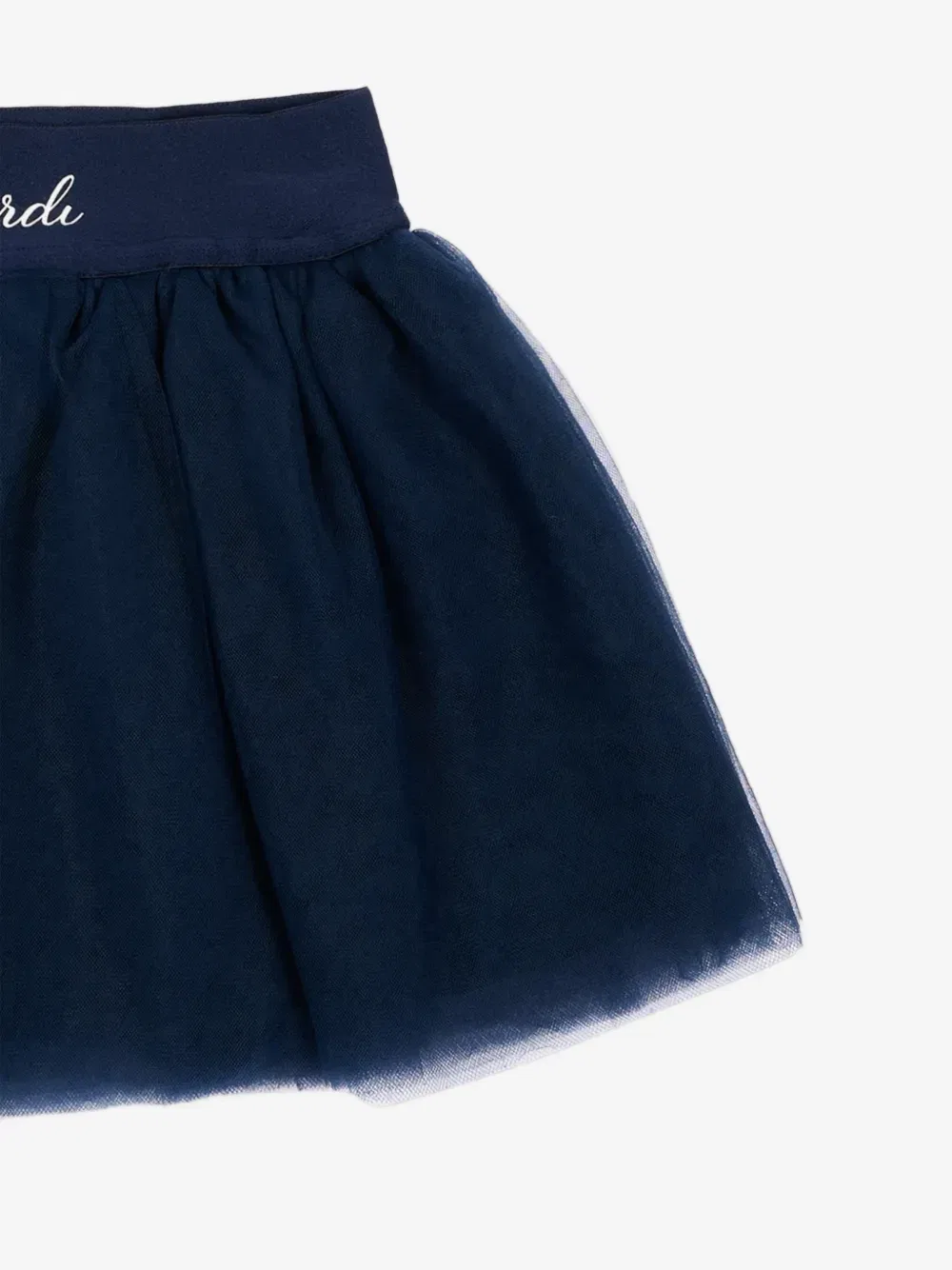 Юбка из тюля с логотипом Trussardi Junior, синий — фото 3