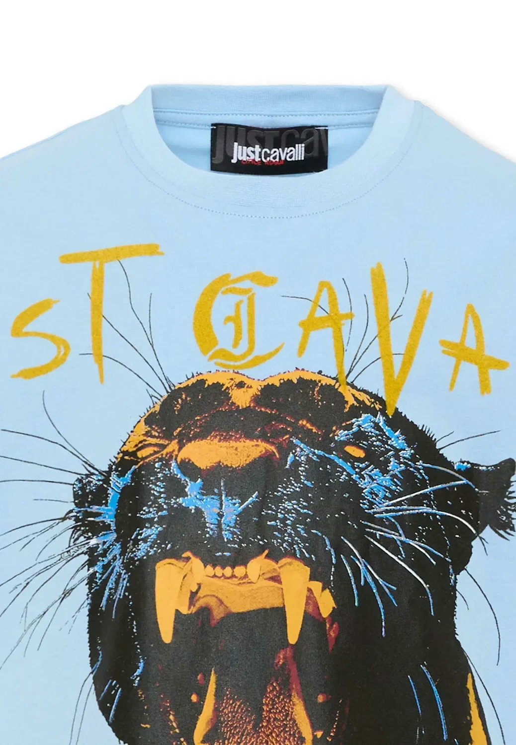 Футболка - футболка с принтом Just Cavalli, Light Blue — фото 3