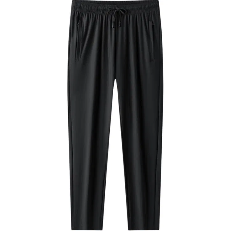 Детские повседневные брюки прямого кроя тонкие Sugarfunk, Upgraded Black-Loose Hem