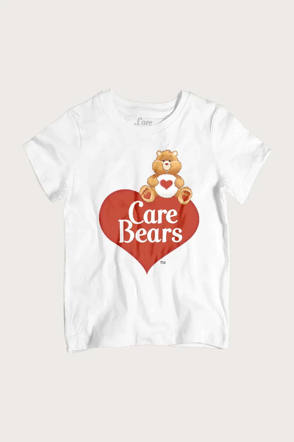 Футболка с принтом Tenderheart Bear Care Bears, White — фото 2