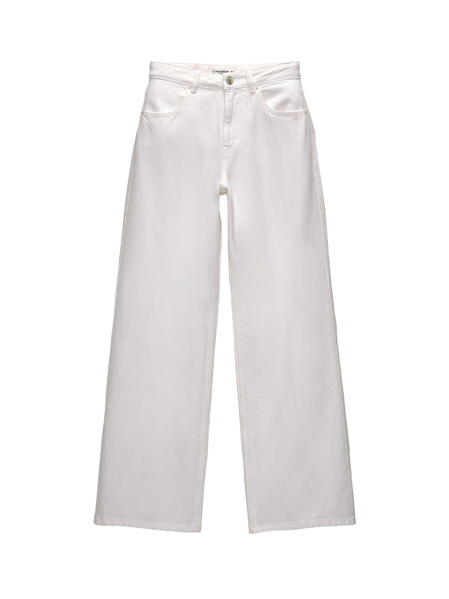 

Джинсы с широкими штанинами Pull&Bear, цвет White denim