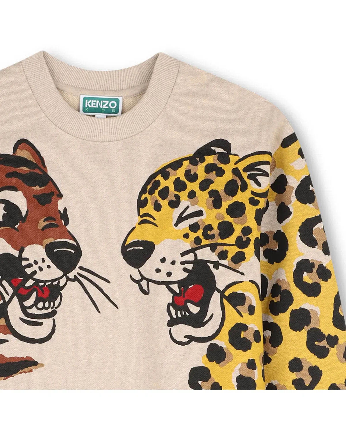Детское платье для девочек с длинным рукавом Kenzo Kids, Gris Claro — фото 2