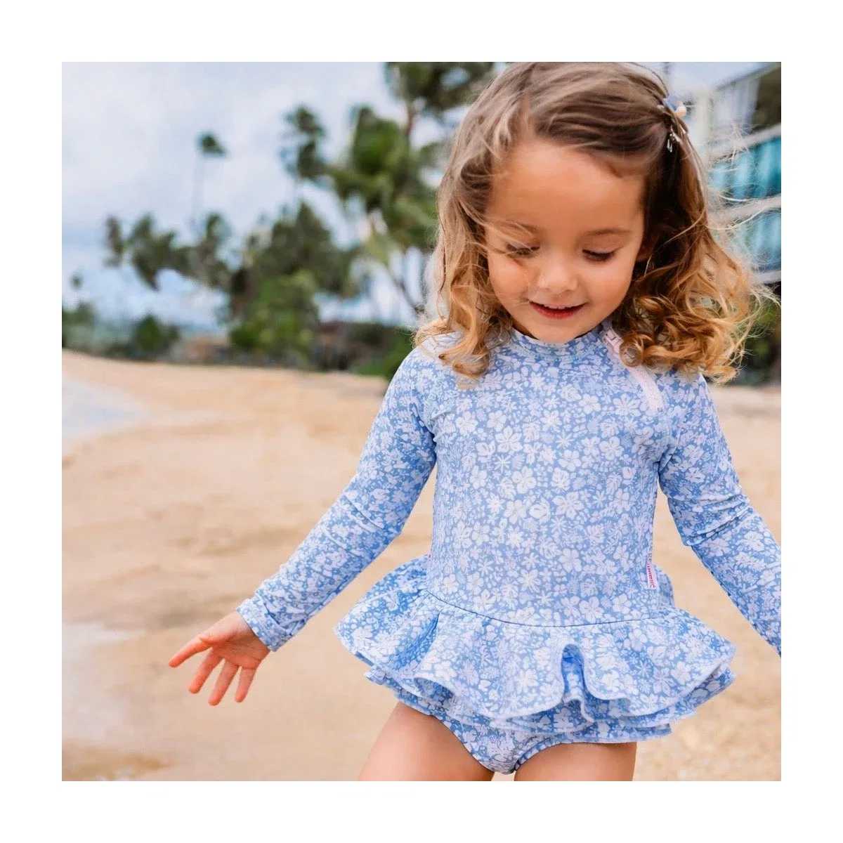 Детский комплект для плавания с длинным рукавом Reese Sunguard Swim, Aloha — фото 2