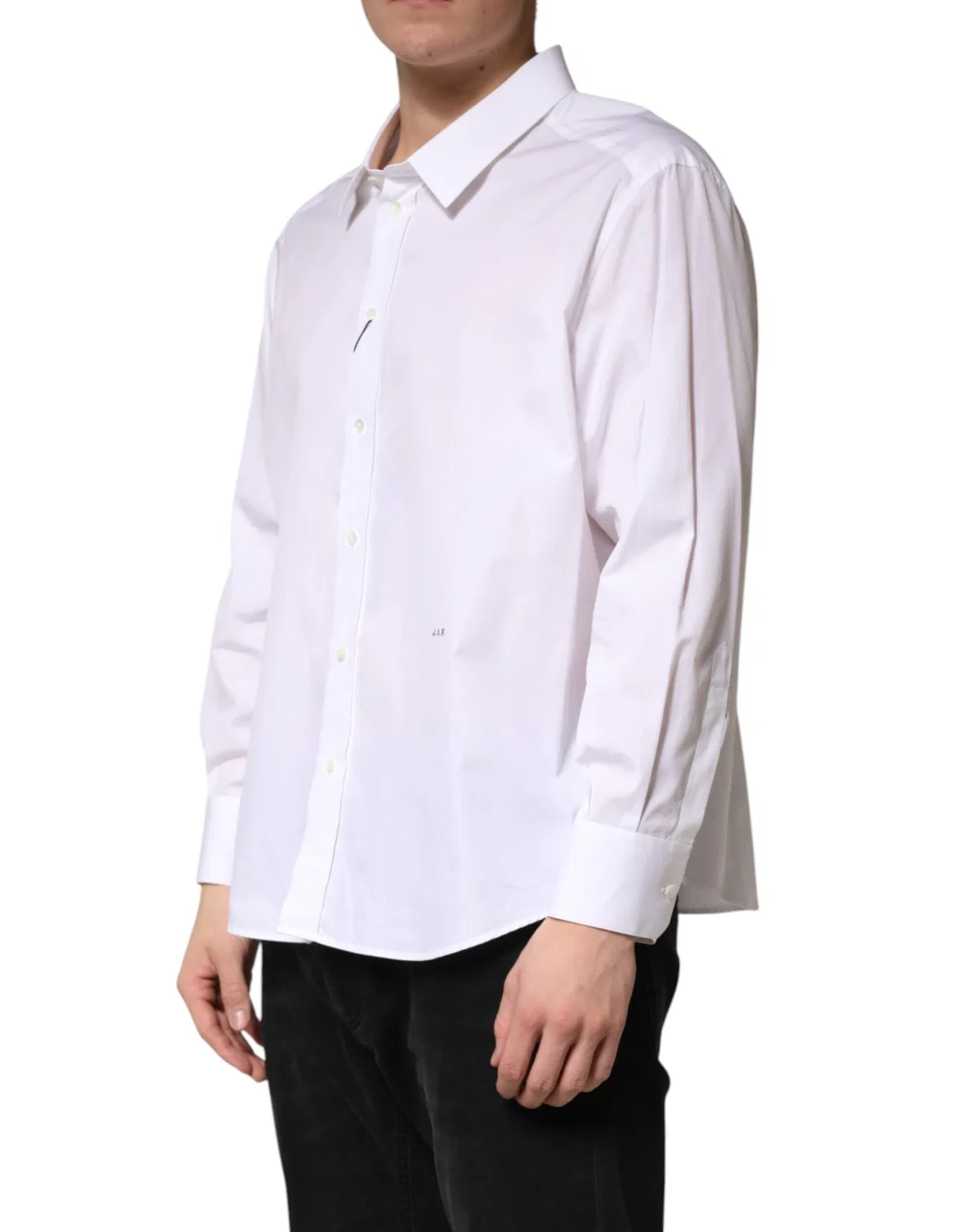 Мужская рубашка с воротником и пуговицами SARTORIA Dolce & Gabbana, White — фото 3