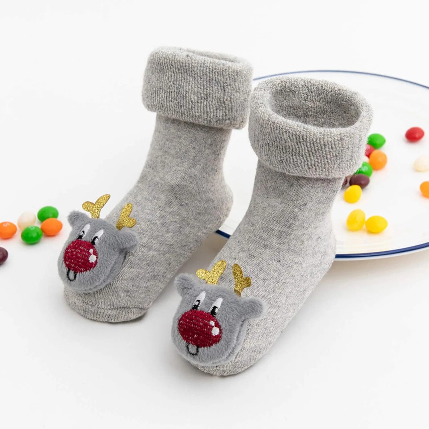 Детские кожаные кроссовки для мальчиков с принтом, Grey — фото 2