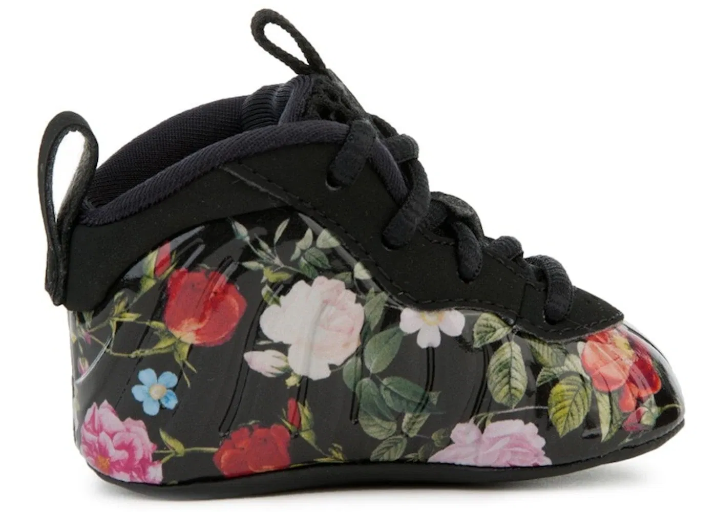 Детские кроссовки Nike Air Foamposite One Floral, цвет Black/Black-Metallic Gold