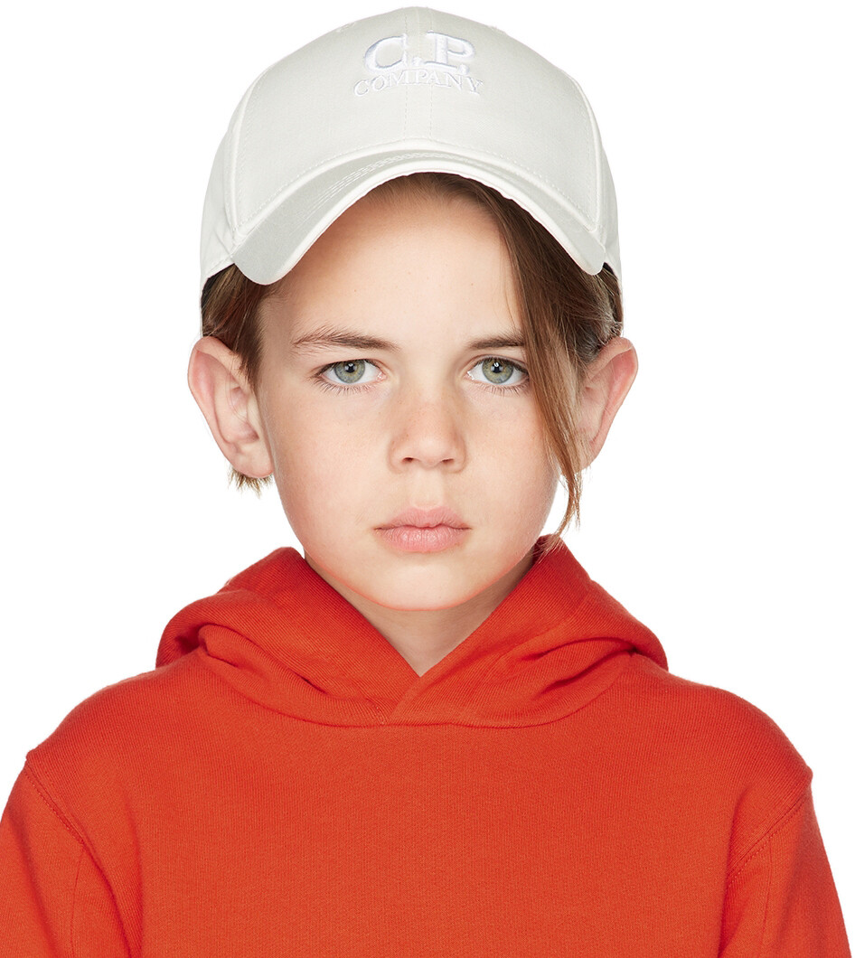 

Детская белая кепка для очков C.P. Company Kids, Коричневый, Детская белая кепка для очков C.P. Company Kids