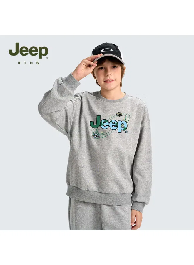 Свитшот с принтом с длинным рукавом Jeep — фото 2