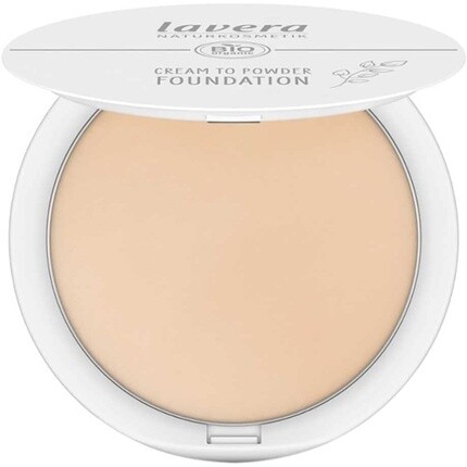 

avera Cream to Powder Foundation Light 01 Nude с органическим миндальным маслом и витамином Е 10,5 г Lavera