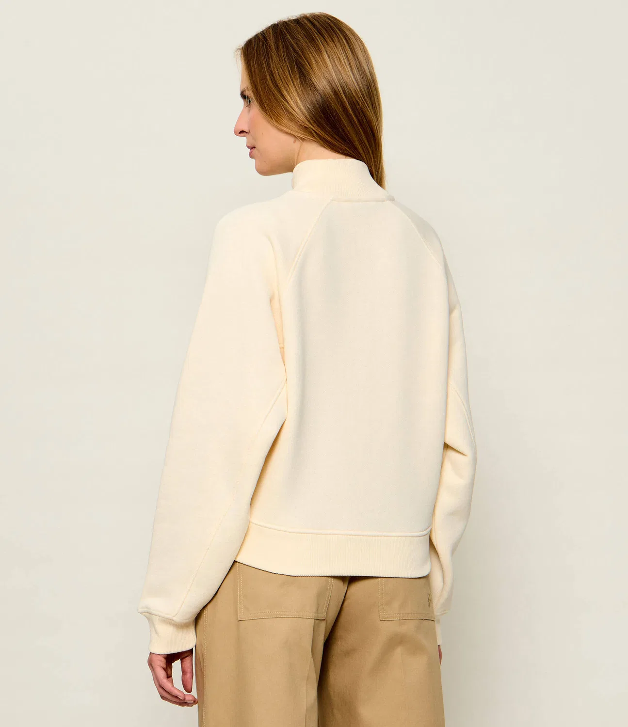 Худи с молнией Script Tommy Hilfiger, Crema — фото 3