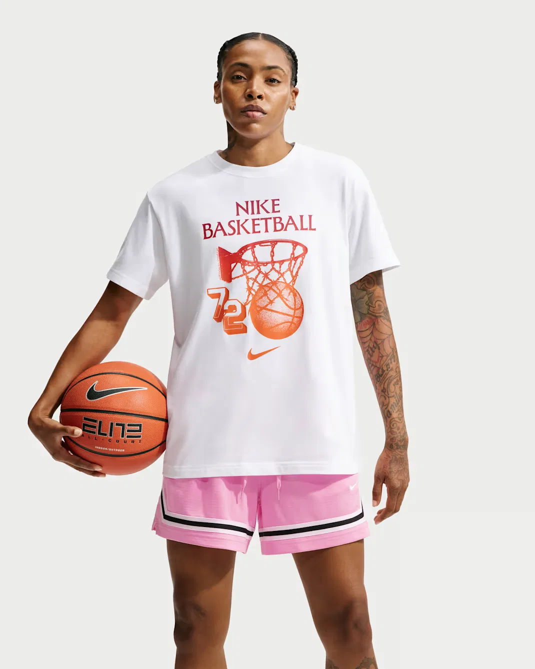 Женская баскетбольная футболка Dri-FIT Nike Move, White — фото 3
