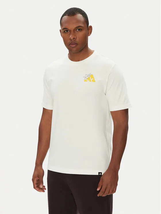 Футболка regular fit Food Grilled Cheese Graphic Adidas, белый