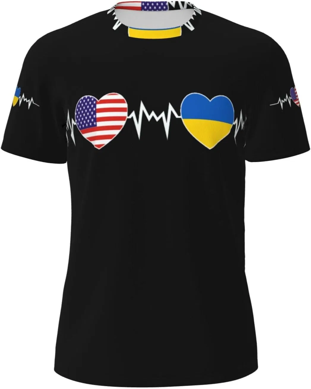 Мужская быстросохнущая футболка с сетчатой тканью Classic, Black