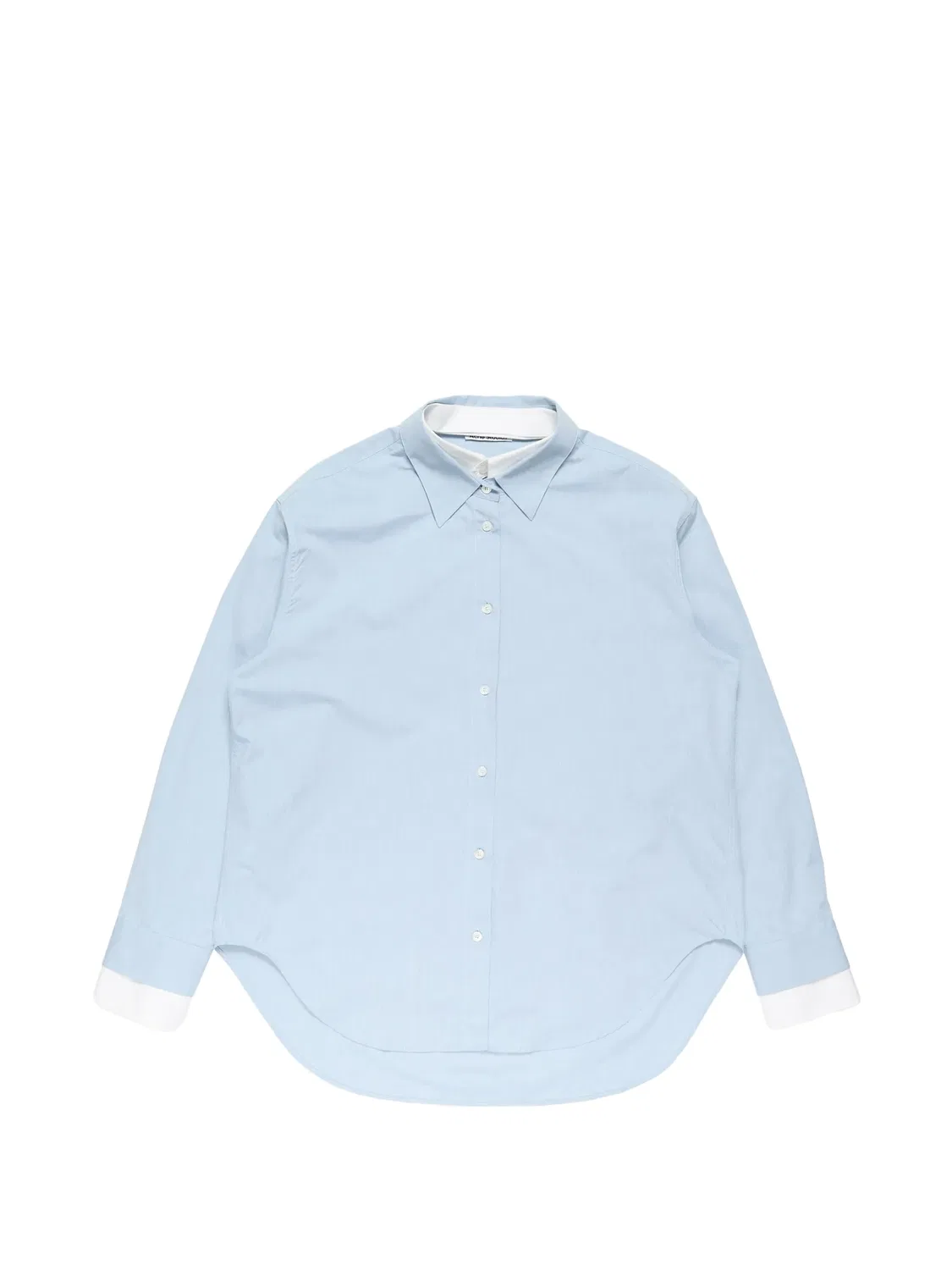 Рубашка многослойная синего цвета Acne Studios, синий